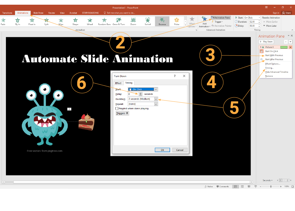 animation pane in powerpoint for mac